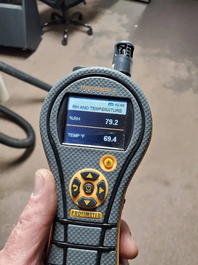 Moisture meter humidity assessment for Mold Remediation & Removal in Friendly