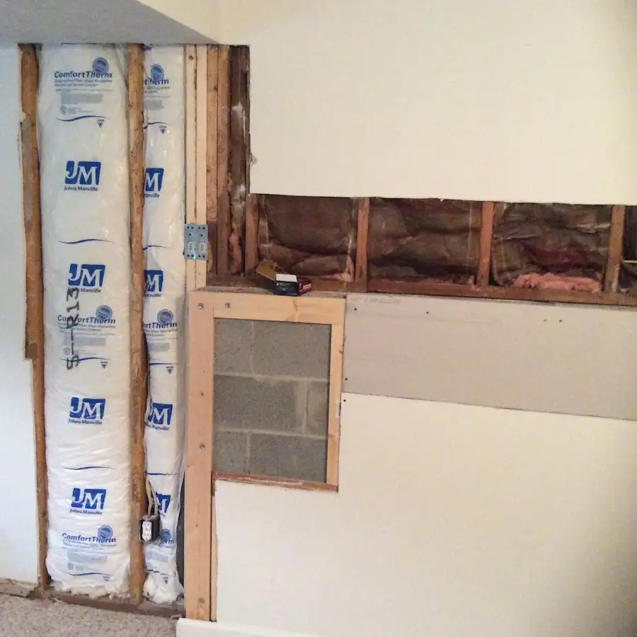 Wall insulation replacement during Odor Removal & Deodorization in Friendly